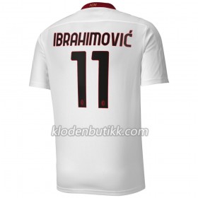 AC Milan Zlatan Ibrahimovic 11 Borte Fotballdrakt 2020-2021 Kortermet